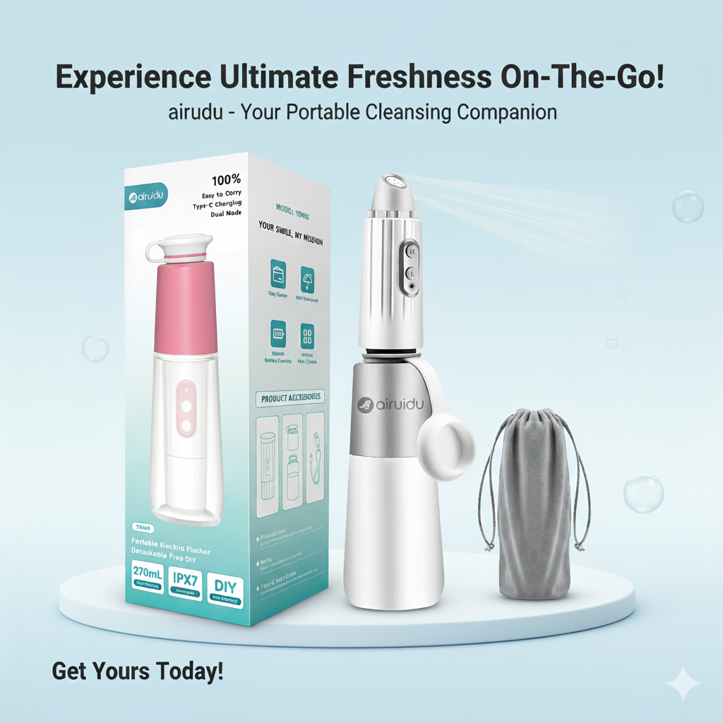 Portable Bidet Electric Handheld 270ML Bath Sprayer for Postpartum USB rechargeable